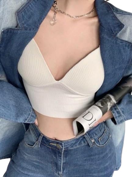 Spring and Summer Small Beauty Vest Integrated Fixed Cup Chest wrap Anti-Light wear Bottom Bandeau top Bra-image-48