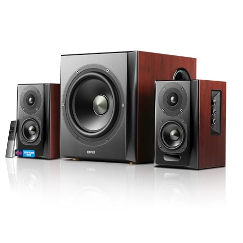 Edifier S350DB Lautsprecher System, Home-Entertainment Regallautsprecher und Subwoofer 2.1, mit...