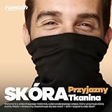 Fuinloth Chusta Na Szyję, 6 Sztuk Chłodząca Ochrona Przed Promieniowaniem UV Bandana Maska Na Twarz Chusta Na Szyję Dla Mężczyzn I Kobiet Czarny+Zielony+Kamuflaż+Piaskowy+Brązowy+Biały