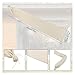 Flood Bags Beige Long Canvas Bags Flood-Proof Sandbags Thickened High Flexibility with Tied Elastic Bands Longer Reusable Waterproof(22 x 213cm)