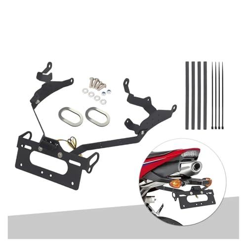 Support de plaque d'immatriculation moto pour affiner la queue de votre Honda en balade