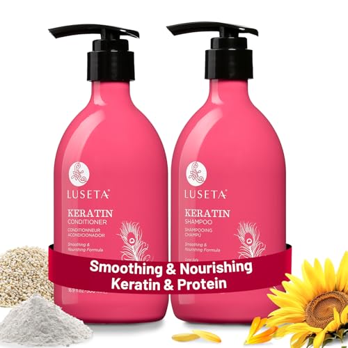 Luseta Keratin Shampoo and Conditioner for Color...