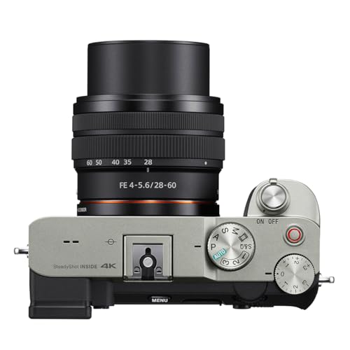 Image of Sony Alpha 7C Full-Frame Compact Mirrorless Camera Kit - Silver (ILCE7CL /S) with Optical Zoom