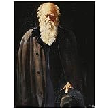 JUNIWORDS Poster, John Collier, Bildnis von Charles Darwin, 