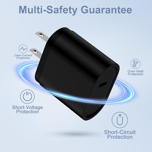 Image of Type C Fast Charger USB C Charging Block for Google Pixel 10A 10 9 Pro XL Fold 9A 8A 7A 6A 8 7 6,20W USBC Wall Charger PD Power Adapter USB-C Box for Samsung A16 A15 A26 A36 A56 S26 S25 S24