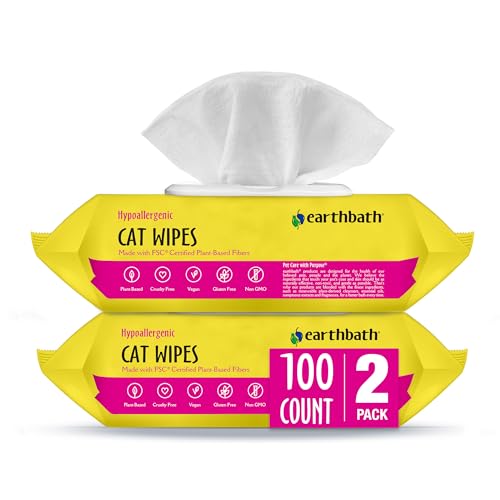 earthbath Hypo-Allergenic Cat Wipes