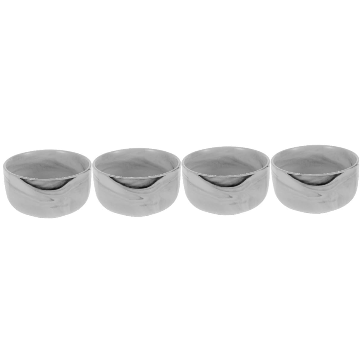 Healeved 4piezas Tazón De Afeitar De Natural Cuenco Para Jabón De Afeitar Diseño De Mármol Para Hombres Portátil y Práctico