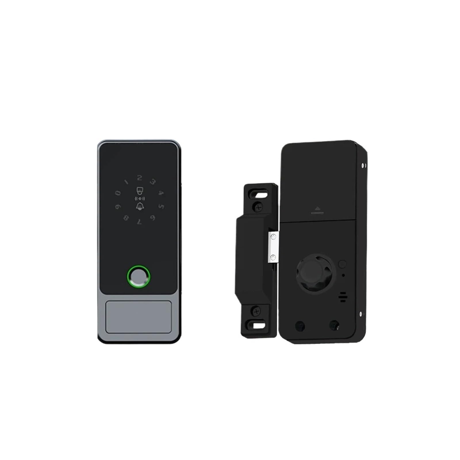 DIGNIFE Smart Door Lock, G18 Smart Fingerprint Password Door Lock Automatic Locking Electronic Lock for Wooden Door
