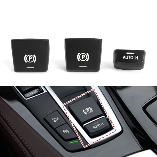 Cache de bouton de frein de stationnement BMW X5 F15 finition mat