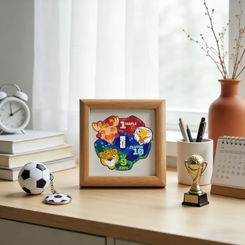Image of FIFA World Cup 2026 Mascot 26PCS Wooden Pocket Puzzle