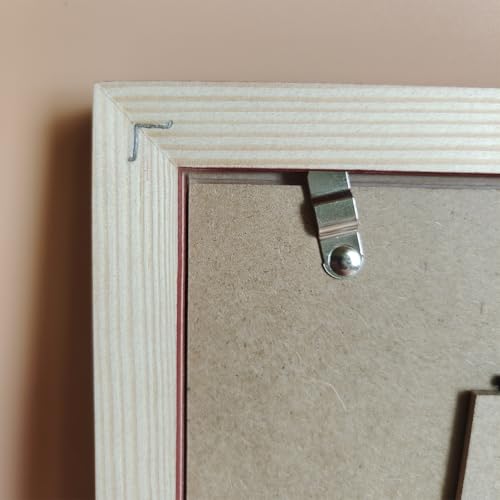 Image of 7x7 Picture Frames Blue Square. Solid Wood.Plastic Panel.The Protective Film Must be Removed.