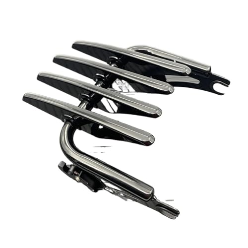 Porte-Bagages Moto Touring Noir Brillant pour Street Electra Glide Road King 2009-2022