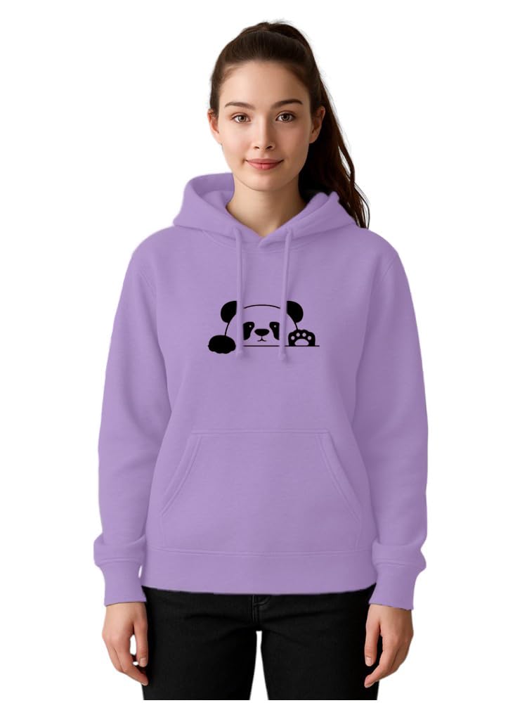 enziko Womens Printed Graphics Cotton Full Sleeve Regular Fit Hooded Sweatshirt | Ribbed Hem, Pockets, Casual Winter Wear |Sweatshirt for Women| (Hoodies) |-picture-23