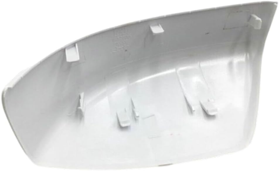 Front Side Mirror Cap Cover Replacement White for Nissan-Sentra 2012-2019 Door Wing Rearview Shell Right Passenger Left Driver Side Without Light Exterior Accessories (White right side)