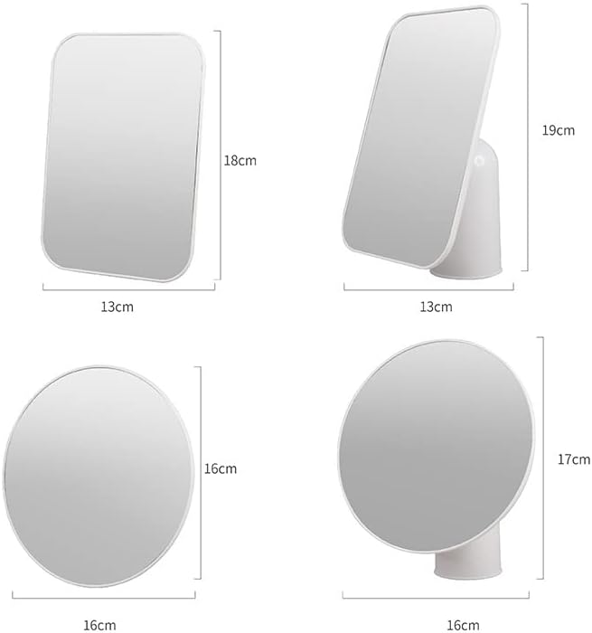 Hosoncovy 360 Degree Rotatable Free Standing Tabletop Makeup Mirror