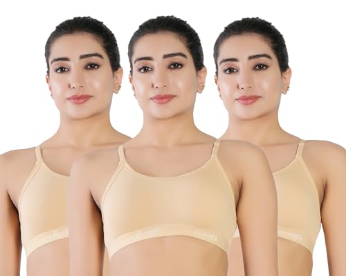Image of Medium Impact Sports Bra for Women | Daily Use | Non-Wired | Non-Padded | Seamless Bra | Full Coverage | Suitable for Gym,Yoga,Workout