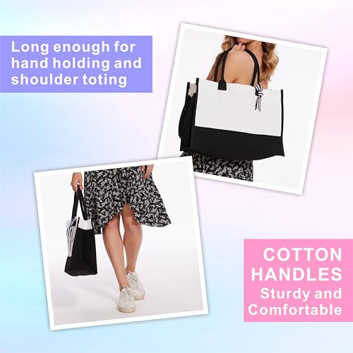 Bolsa Tote de Lona para Mujer - Minimalista miniatura 3