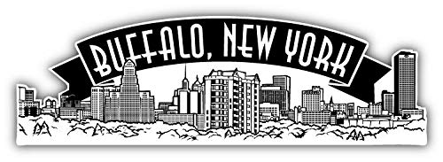 Buffalo New York City View Round Metal 0.75" Lapel Pin Hat Shirt Pin Tie Tack Pinback2