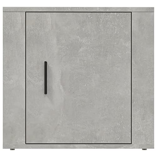 Armoire d'appoint chambre gris béton compacte pour optimiser les petits espaces