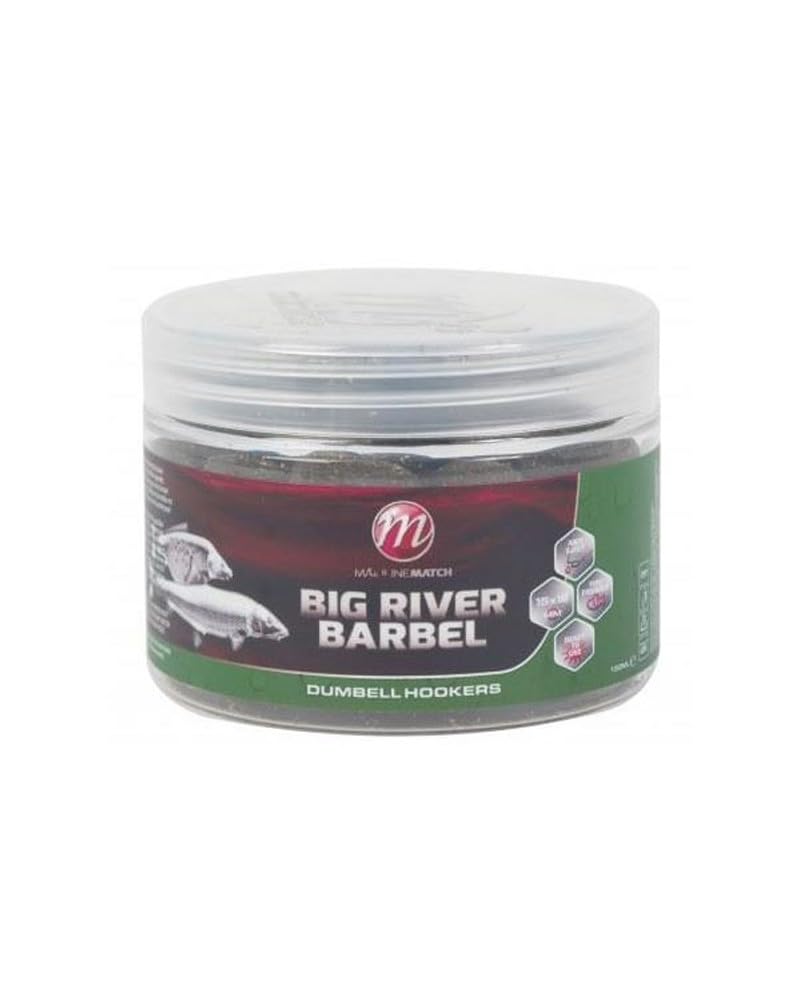Mainline Match Big River Barbel Dumbell Hookers: 18mm