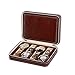 WYFX Boîte de Rangement - Montre boîte à Bijoux en Cuir PU Fermeture à glissière Portable 8 boîte de Montre Sac en Cuir boîte de présentation de Bijoux