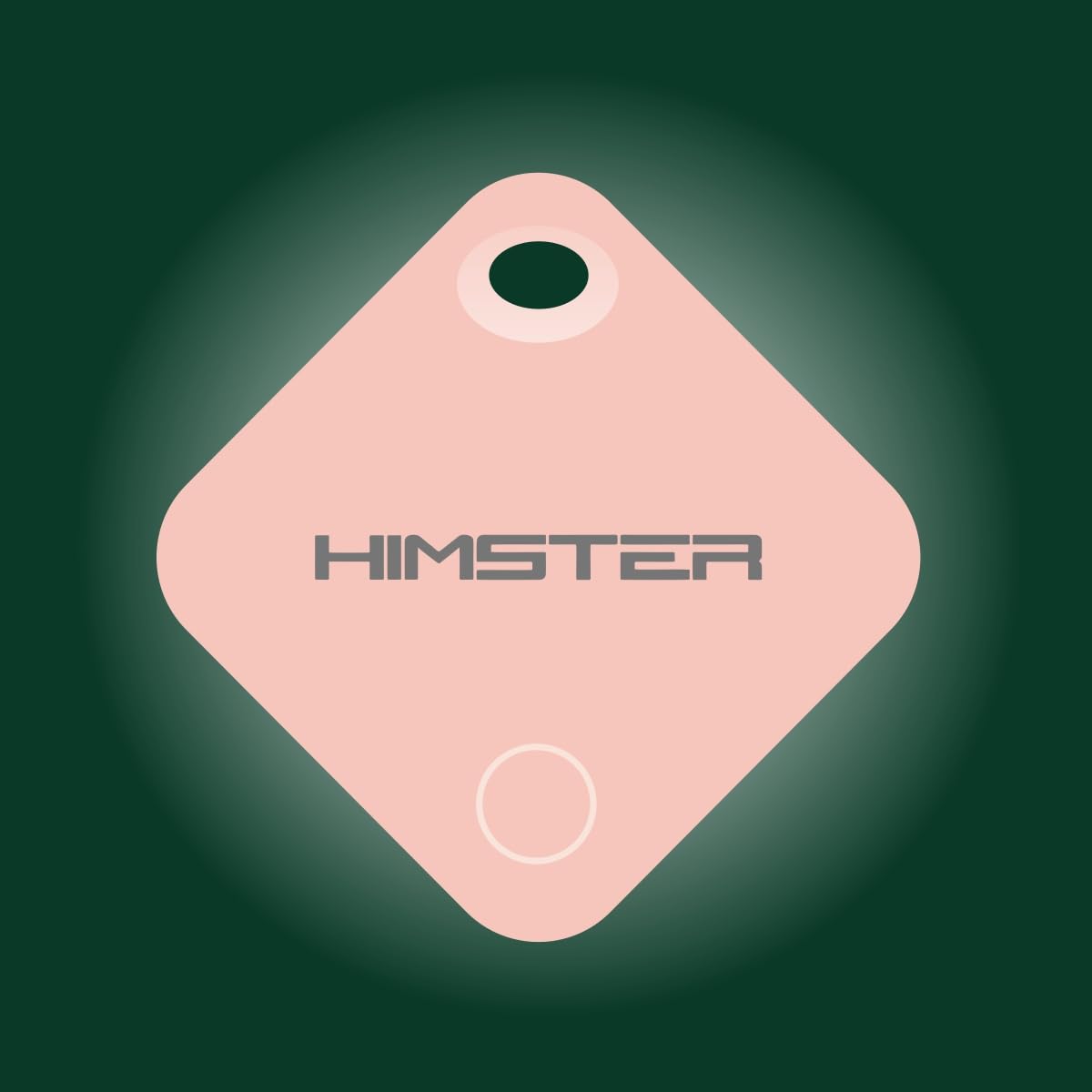 Locatag for Android | Google Find Hub Tracker | Bluetooth 5.4 | No SIM Needed | Anti-Lost & Loud 75dB Alert | Item Finder- Keys, Wallets, Bags, Pets |1-Year Replaceable Battery(Baby Pink)