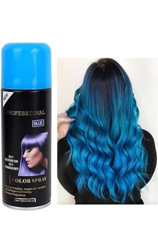 Image of Temporary Hair Color Spray, Blue