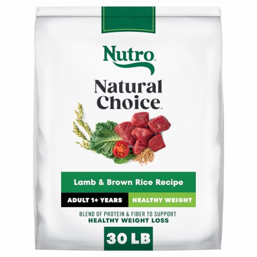 Image of Nutro Natural Choice Healthy Weight Dry Dog Food, Lamb & Rice, 30 lb