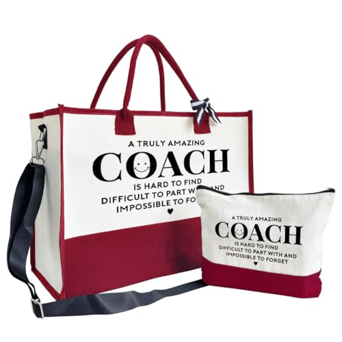 SUSZDOU Bolsa De Praia Coach Incrível, Ombro Lona Com Zíper, Presente Viagem Para Mulheres, Presentes