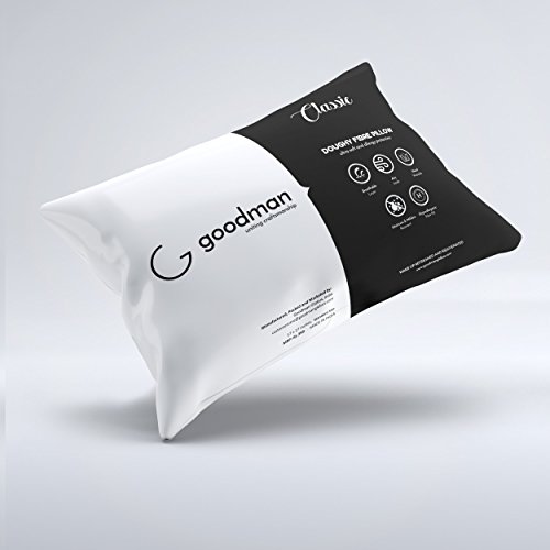 Image of Goodman Classic Bed Pillow Ultra Soft & Allergy Protection - One Year Guarantee - Pack of 2