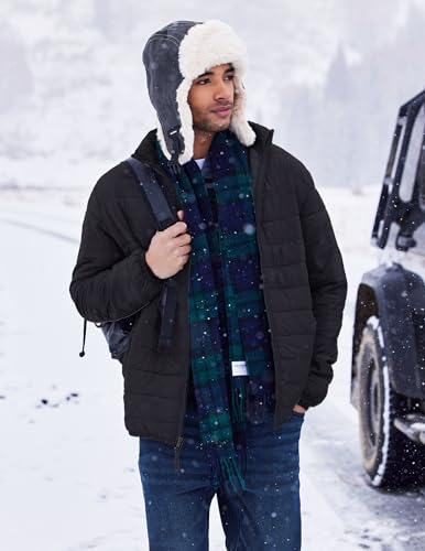 COOFANDY Mens Puffer Jacket Packable Lightweight Jackets Winter Coat Windproof Zipper Down Jacket4