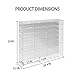 Clear Acrylic Display Case for 1:24 Scale Diecast Toy Model Cars Hot Wheels Storage Showcase, 98% UV Protection, 4mm Thick Acrylic 24 Compartments,