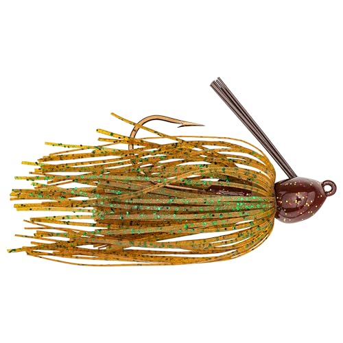 Strike King Bitsy Bug Mini Jig Pumpkin, 0.1875-Ounce (BBJ316-11)