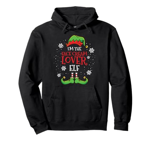 Image of Im The Face Cream Lover Elf Christmas Esthetician Pullover Hoodie