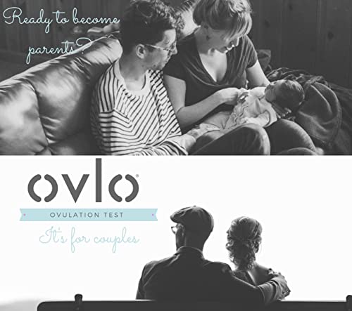 Image of Ovlo Ovulation 2 pack - 10 Test kit with advanced high LH sensitivity 40miu testing and fertile window tracking Ovlo App