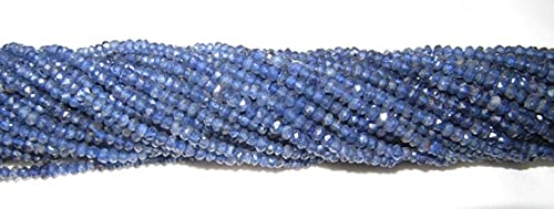 Perles iolite naturelles 3mm pour remplacer les pierres ternes de vos bijoux