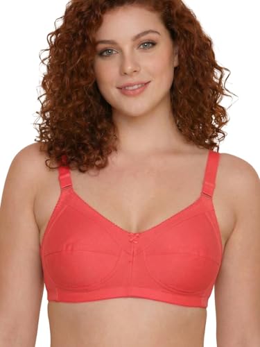 Image of INKURV Full Coverage Cotton Bra for Heavy Bust| Minimizer Bra for Women| Anti-Sagging Breast Lift Up| Non-Wired| Non-Padded Daily Use Bra for Ladies