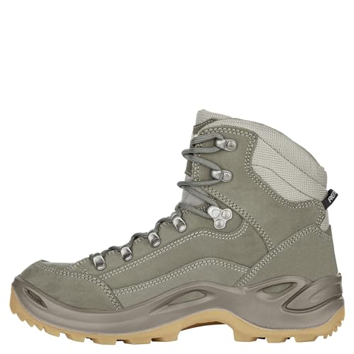 Lowa Renegate GTX Mi, Damen Trekking- & Wanderstiefel, Grau (Schilf/Honig 4853), 41 EU