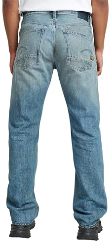 G-STAR Men's Dakota Regular Straight Jeans, Azul (Vintage Gold Digger D23691-d788-h117), 34W x 34L2