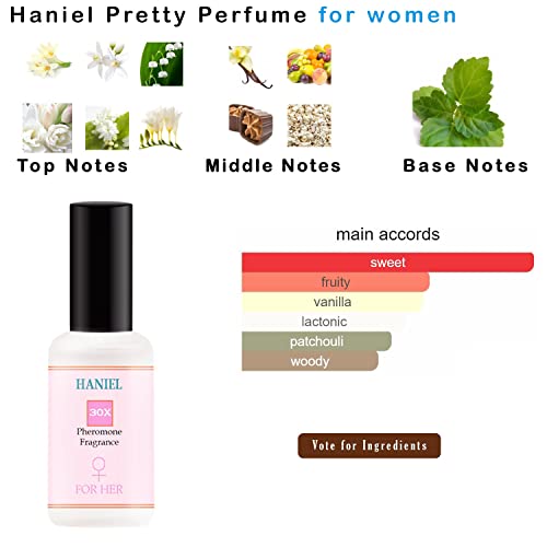 Haniel Women Fragrances And Perfumes, Pheromone Perfume Spray For Women, Perfume Oils For Women, Perfume Con Feromonas Para Mujeres, Girl Perfume, Pharamon Perfume For Women, Chypre Floral Sweet Fragrance Parfum Pheromone Oil For Women Attraction Formula #TOP2