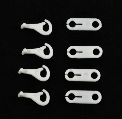 4 Pairs Replacement Parts for Thomas Train Trackmaster Toys Couplers Hooks Eyes