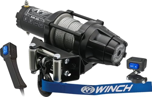 KFI Products Assault Series 3500lb Winch - Cable Metálico miniatura 2