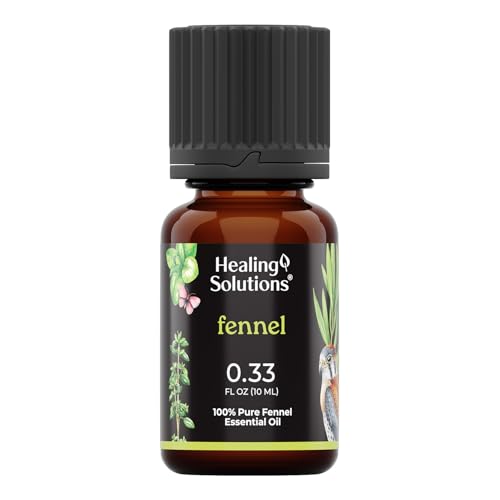 Healing Solutions Fennel Essential Oil - 0.33 Fluid Ounces