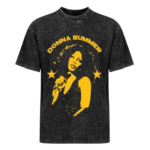 Donna Music Summer T-Shirt Short Sleeve Crew Neck Classic Fit Casual Sport Unisex T-Shirt4