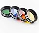 Solomark Optics 3,2 cm 4-teiliges Filterset für Celestron, Orion, Sky-watcher, Meade, William und alle Marken (3,2 cm, 4 Filter-Set)