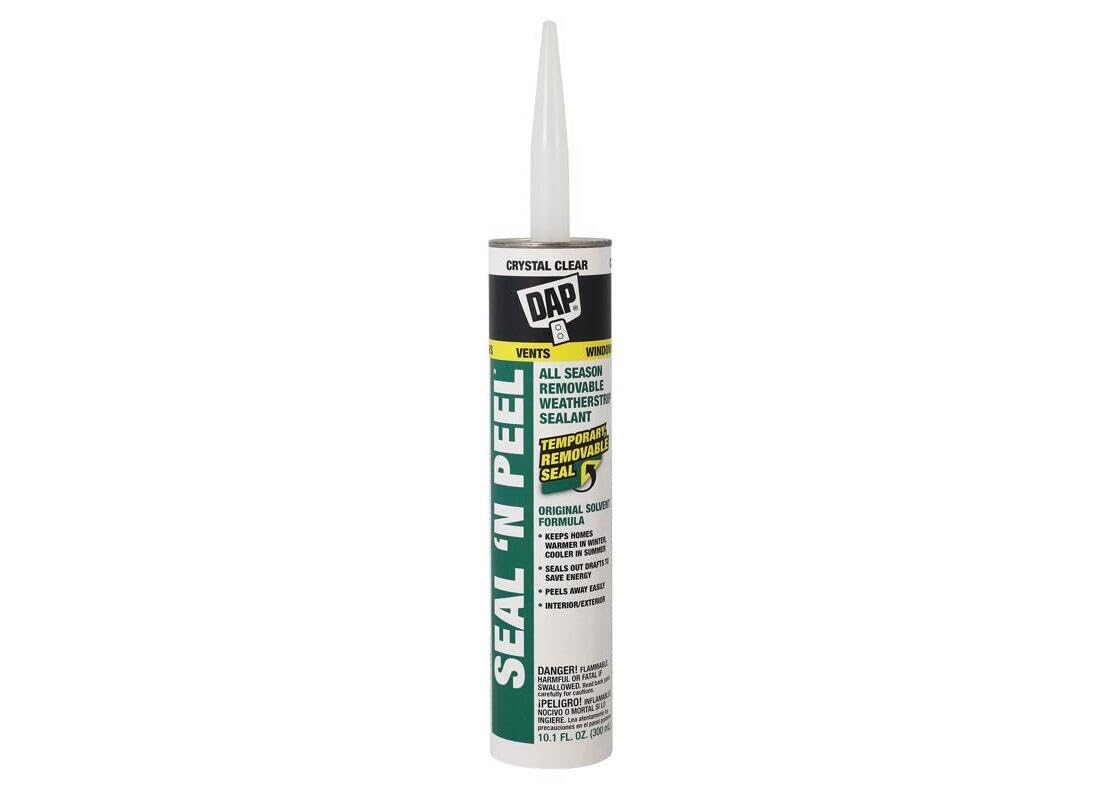 Dap 18324 Seal 'N Peel Removable Caulk, 10.1-Ounce
