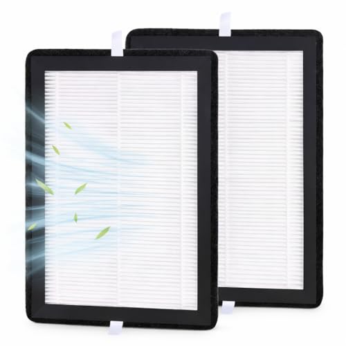 GOLDEROC 2 Pack HEPA Filter Compatible with MeacoDry Arete One 10L &12L Dehumidifier and Air Purifier 2 in 1 21x16x 1cm H13 HEPA Filter Replacement