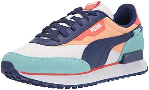 Puma Unisex Child Future Rider Sneaker Puma White Angel Blue Elektro Blue Peach Cobbler 6 Big Kid Us Buy Online At Best Price In Uae Amazon Ae