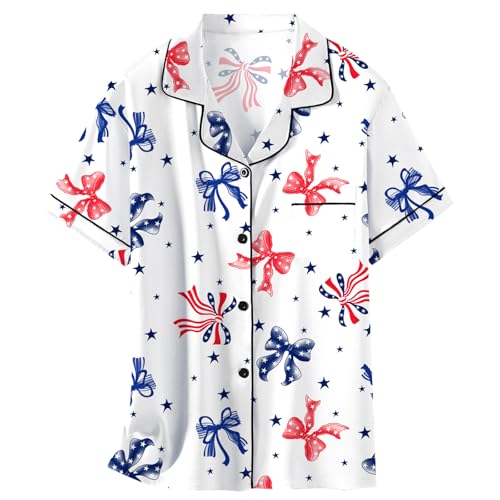 Image of Girls & Womens Satin Pajamas Set, Silk Button-Down Sleepwear 2 Piece Nightwear, 3 Years - Women XXL