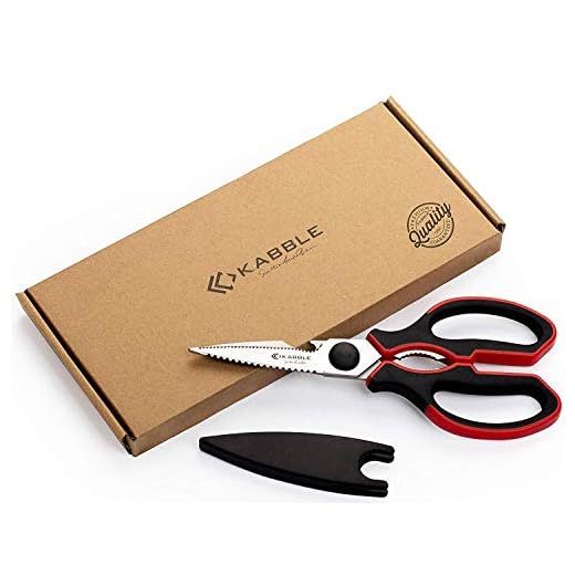 KABBLE Premium Heavy Duty Kitchen Shears | Multifunction Kitchen Scissors | Latest and Smart Designed | As Sharp As Any Knife